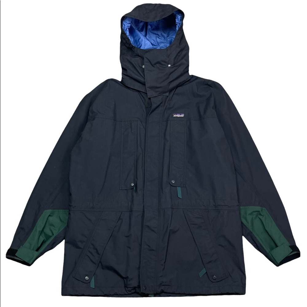 Vintage 1994 PATAGONIA 2 Tone Jacket w/ Heavy Duty Hood sz M/L
